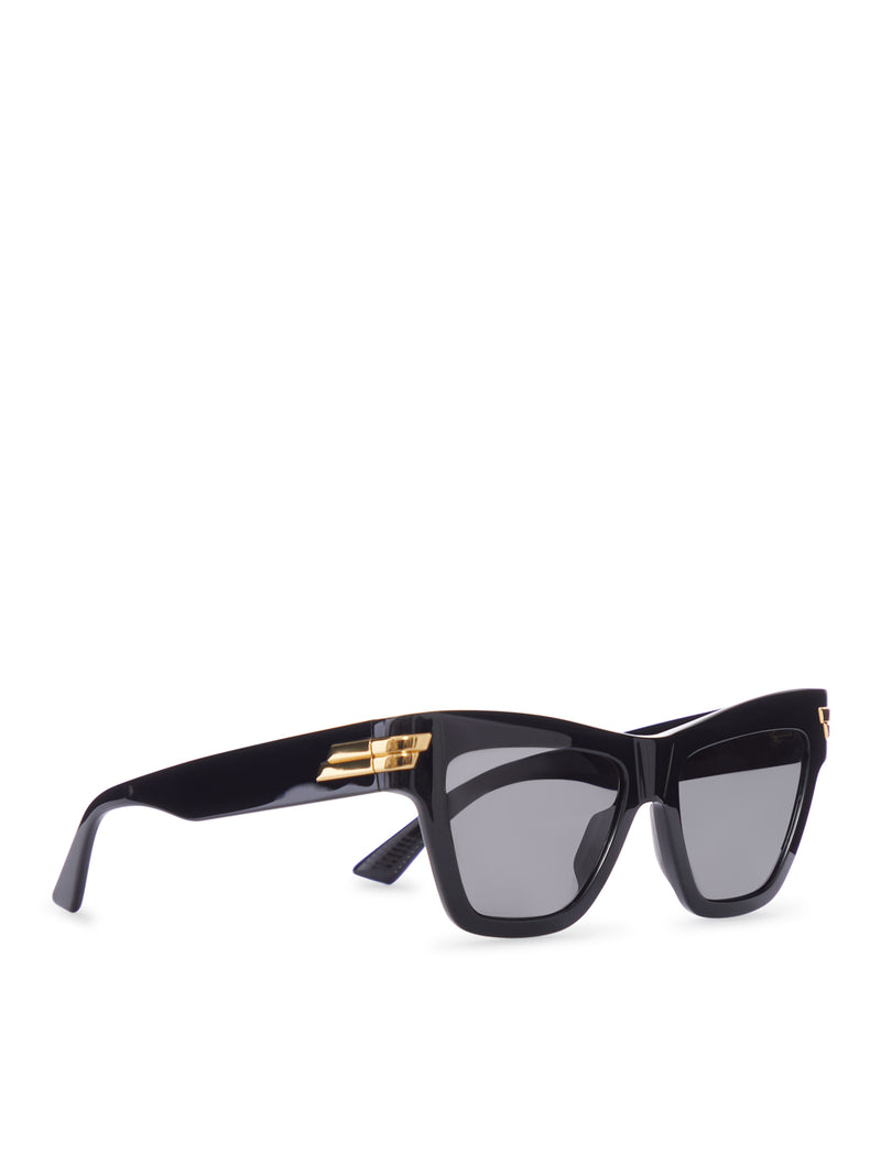 OCCHIALI DA SOLE CAT-EYE IN ACETATO LUCIDO