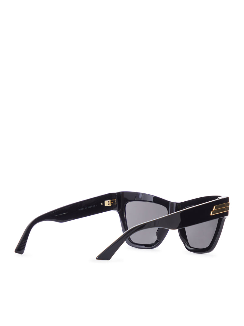 OCCHIALI DA SOLE CAT-EYE IN ACETATO LUCIDO