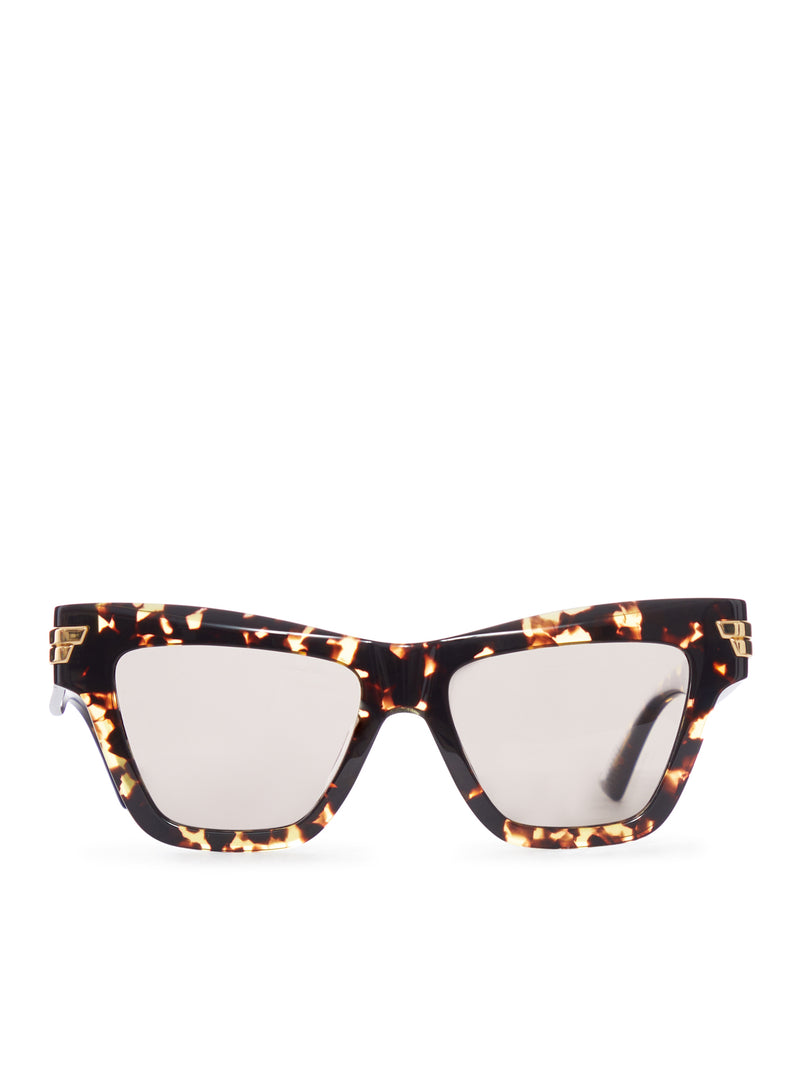 OCCHIALI DA SOLE CAT-EYE IN ACETATO LUCIDO