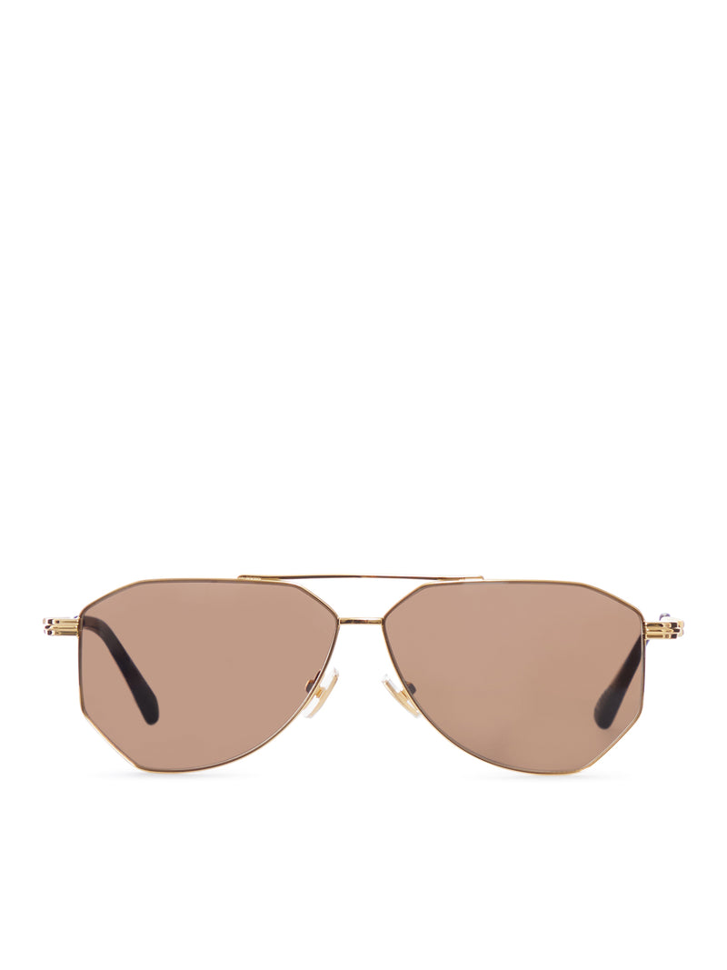 OCCHIALE DA SOLE AVIATOR IN METALLO