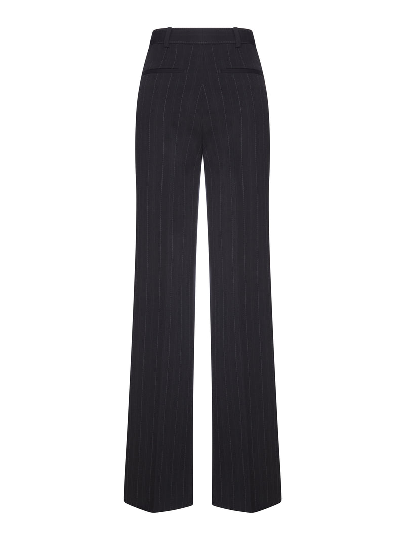 PANTALONI SARTORIALI IN CRÊPE GESSATO