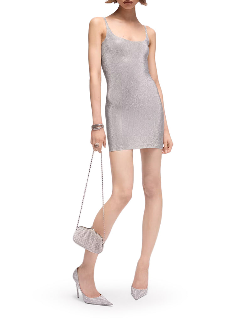 ABITO IN JERSEY DI NYLON STRETCH CON CRISTALLI