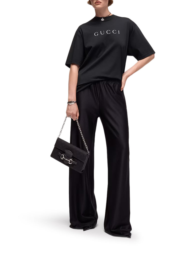 T-SHIRT IN JERSEY DI COTONE CON STAMPA