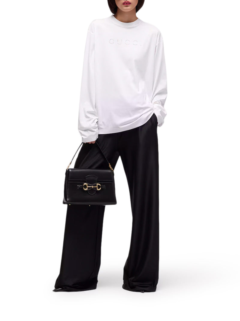 T-SHIRT IN JERSEY DI COTONE CON STAMPA