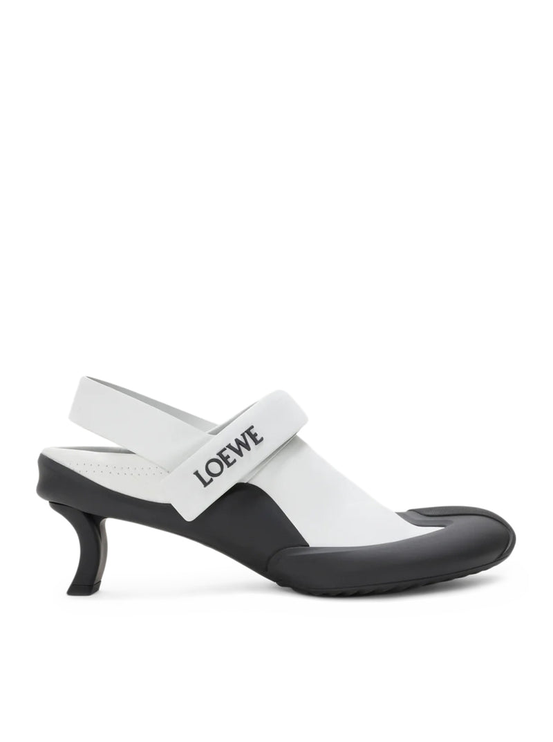 SLINGBACK DIVE IN PELLE DI VITELLO STRETCH