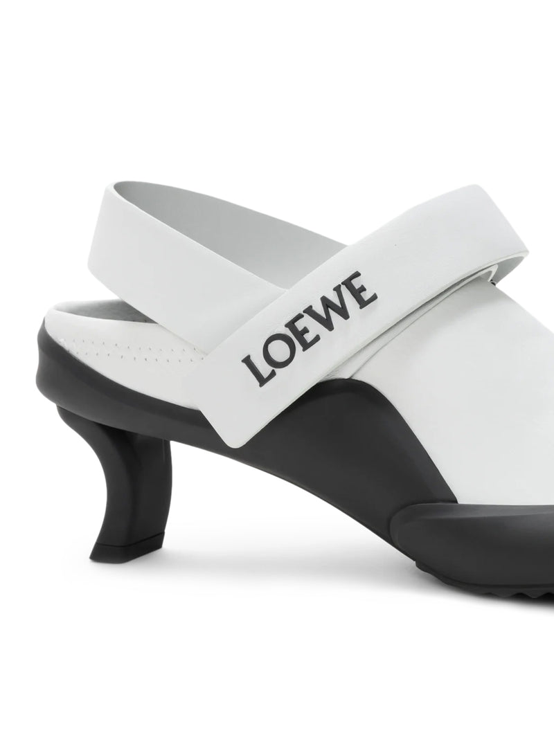 SLINGBACK DIVE IN PELLE DI VITELLO STRETCH