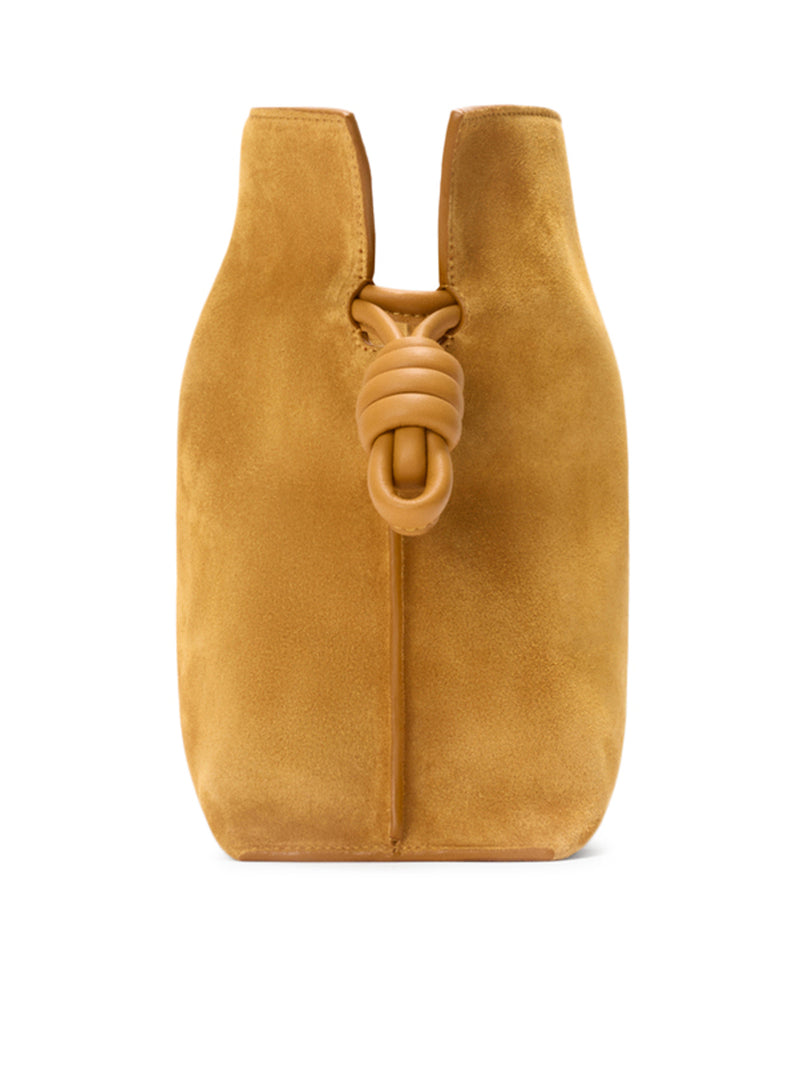 BORSA FLAMENCO CLUTCH MEDIA IN PELLE SCAMOSCIATA
