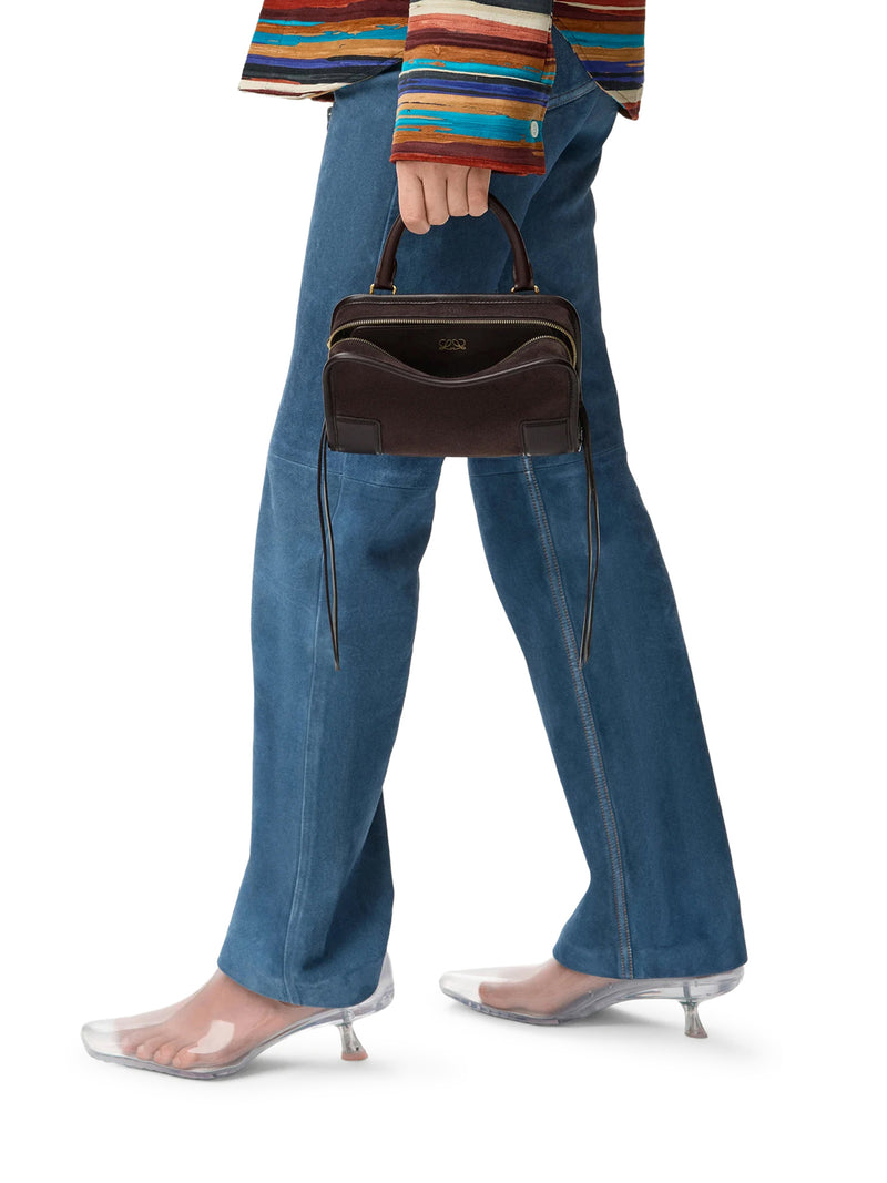 BORSA AMAZONA 180 MINI IN PELLE SCAMOSCIATA