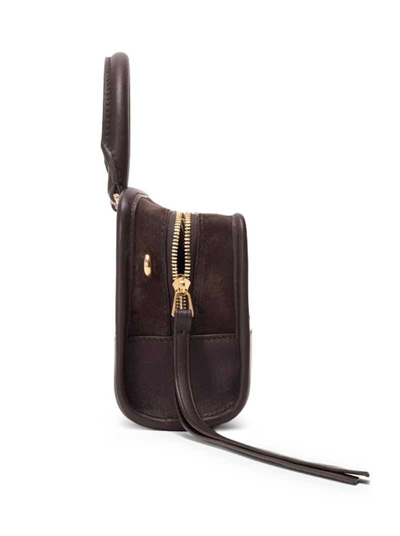 BORSA AMAZONA 180 MINI IN PELLE SCAMOSCIATA
