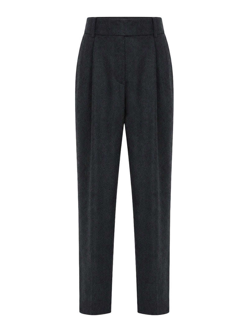 PANTALONE SARTORIALE IN LANA CON PINCES