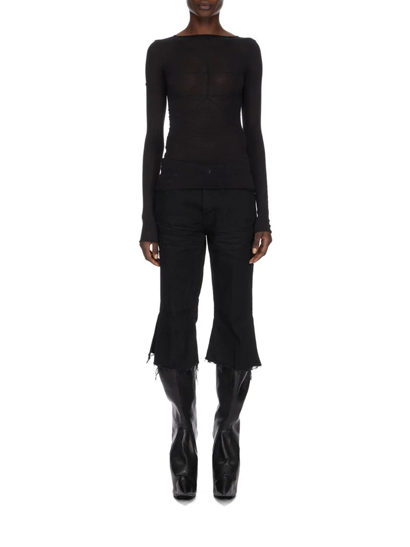 T-SHIRT TEMPLE IN MISTO LANA E SETA
