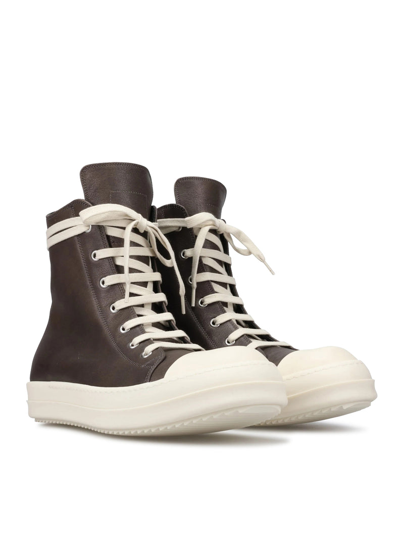 SNEAKERS WASHED IN PELLE