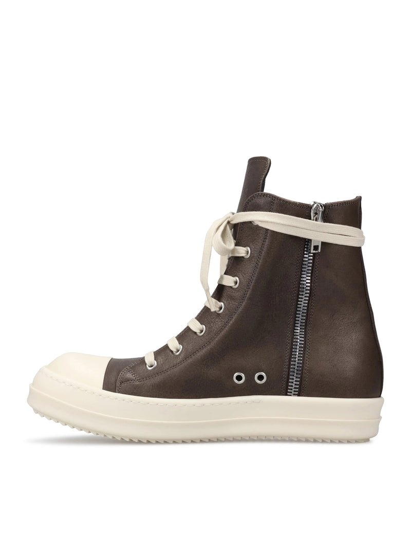 SNEAKERS WASHED IN PELLE