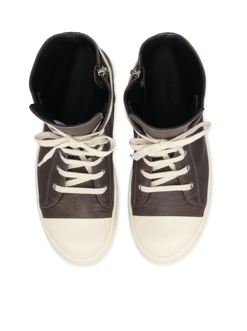 SNEAKERS WASHED IN PELLE