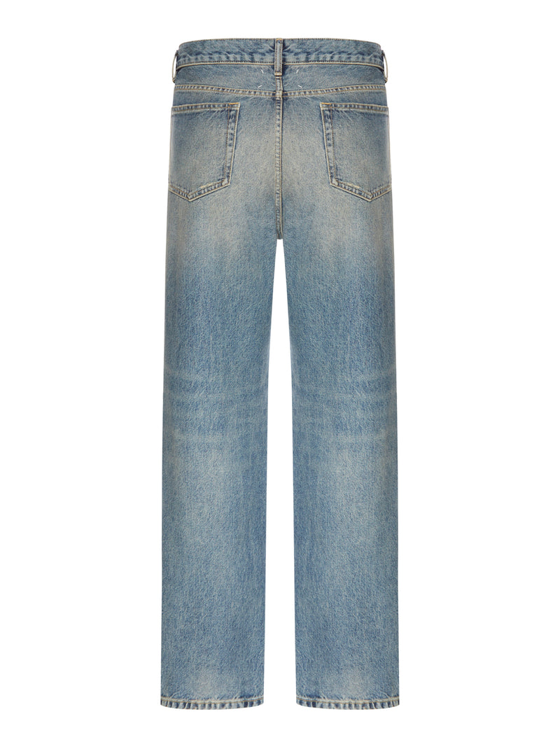 JEANS STRAIGHT LEG DESTROYED