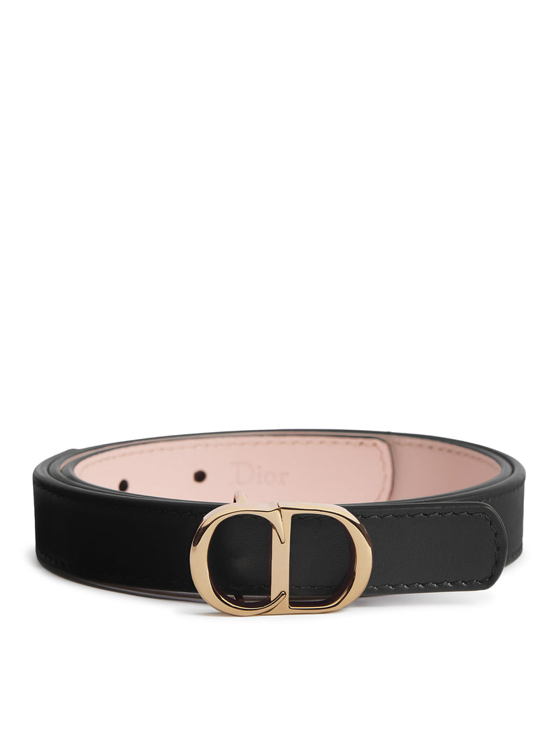 CINTURA CD ICON REVERSIBILE IN PELLE DI VITELLO LISCIA