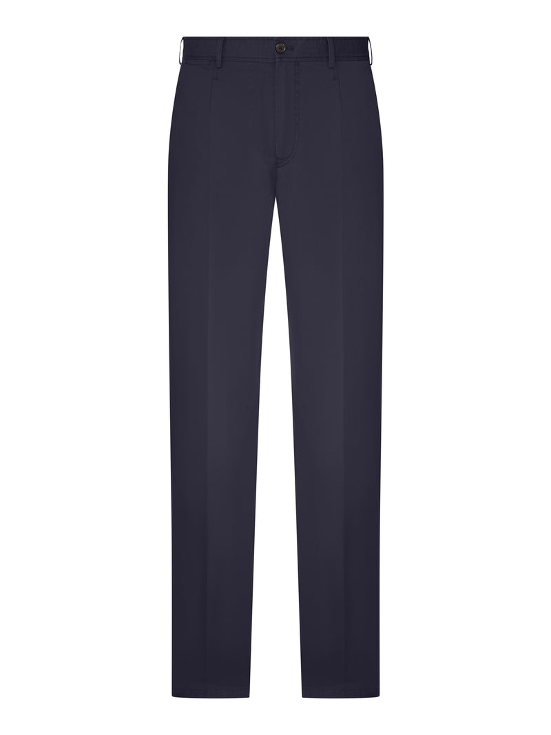 PANTALONI CHINO IN COTONE CON PIEGA STIRATA
