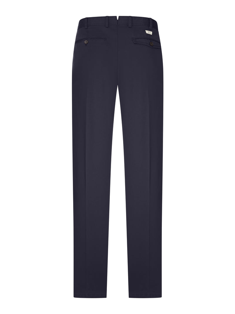 PANTALONI CHINO IN COTONE CON PIEGA STIRATA