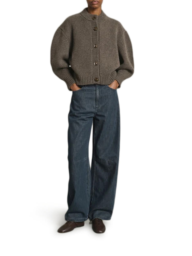 CARDIGAN  LEONARD IN LANA COMPATTA