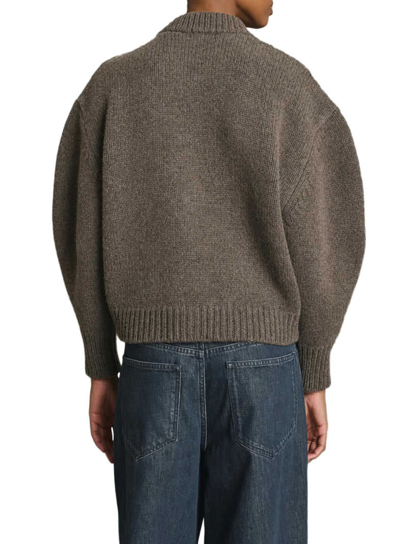 CARDIGAN  LEONARD IN LANA COMPATTA