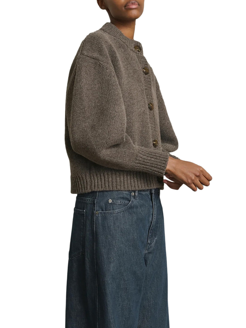CARDIGAN  LEONARD IN LANA COMPATTA