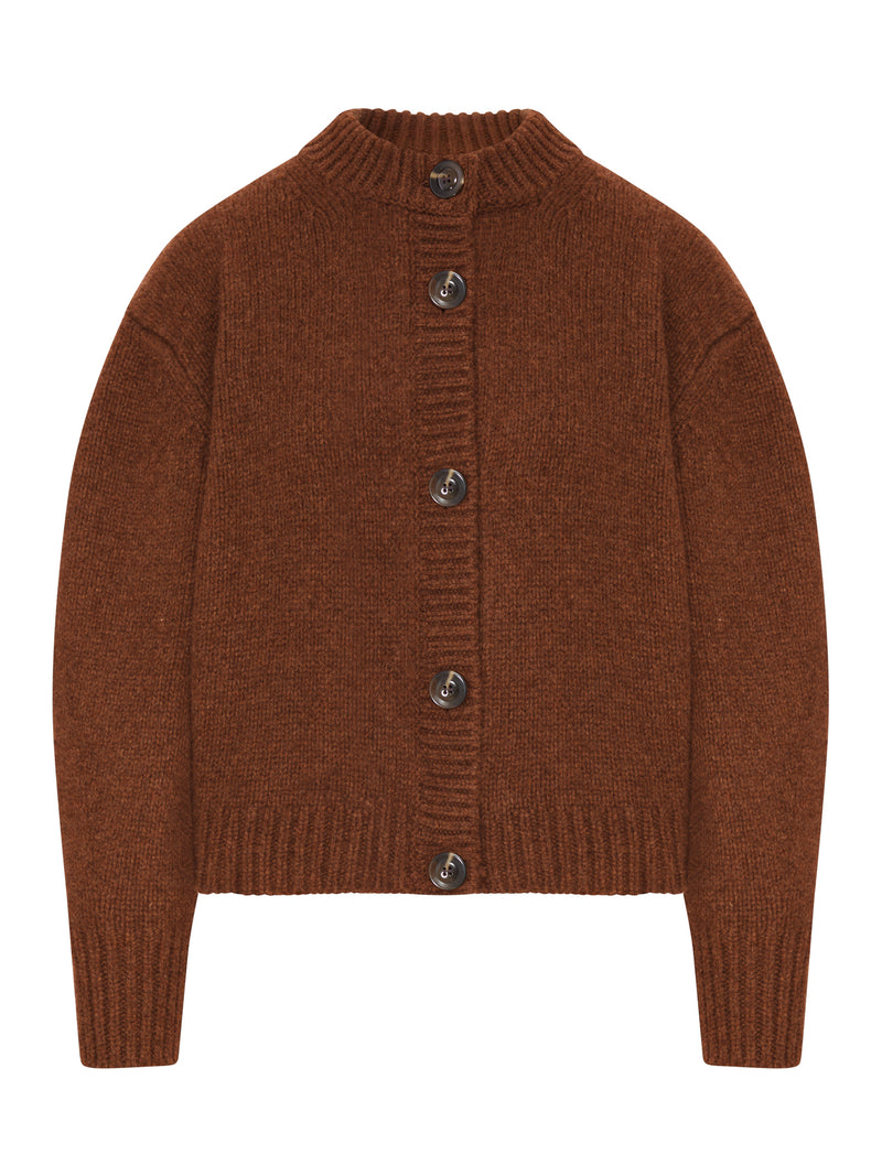 CARDIGAN  LEONARD IN LANA COMPATTA