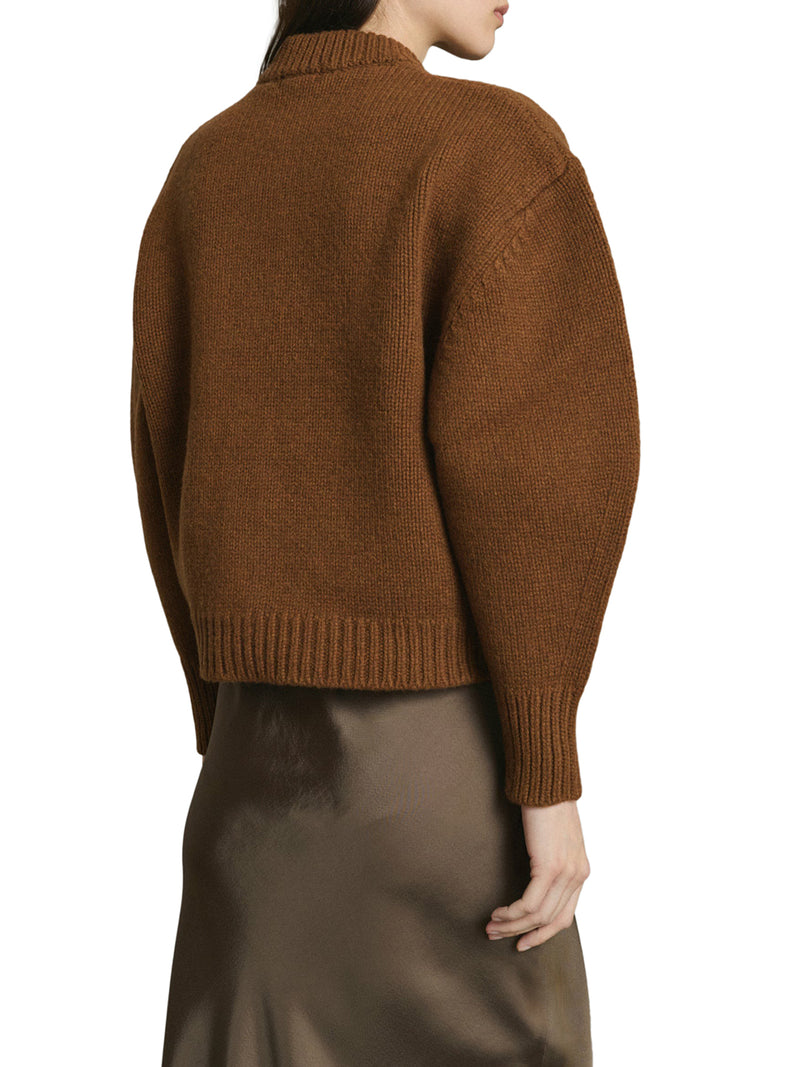 CARDIGAN  LEONARD IN LANA COMPATTA