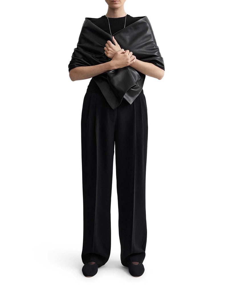 PANTALONI NERI WIDE LEG
