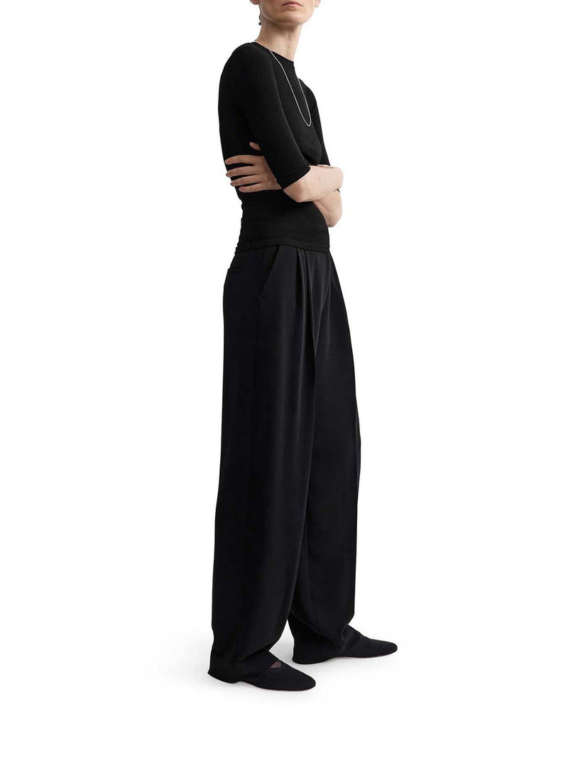 PANTALONI NERI WIDE LEG