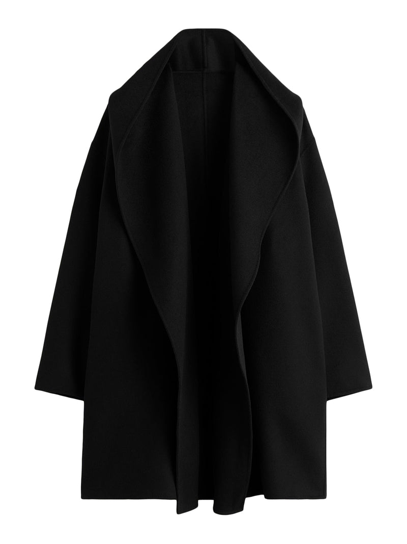 CAPPOTTO A VESTAGLIA CON CAPPUCCIO