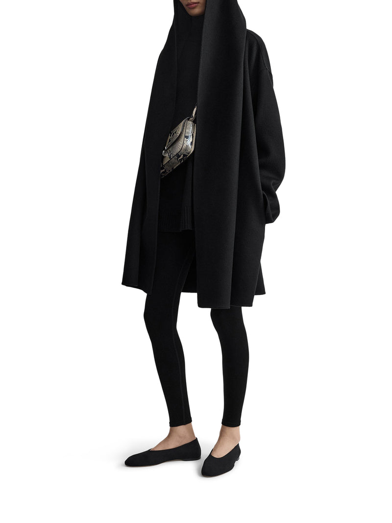 CAPPOTTO A VESTAGLIA CON CAPPUCCIO