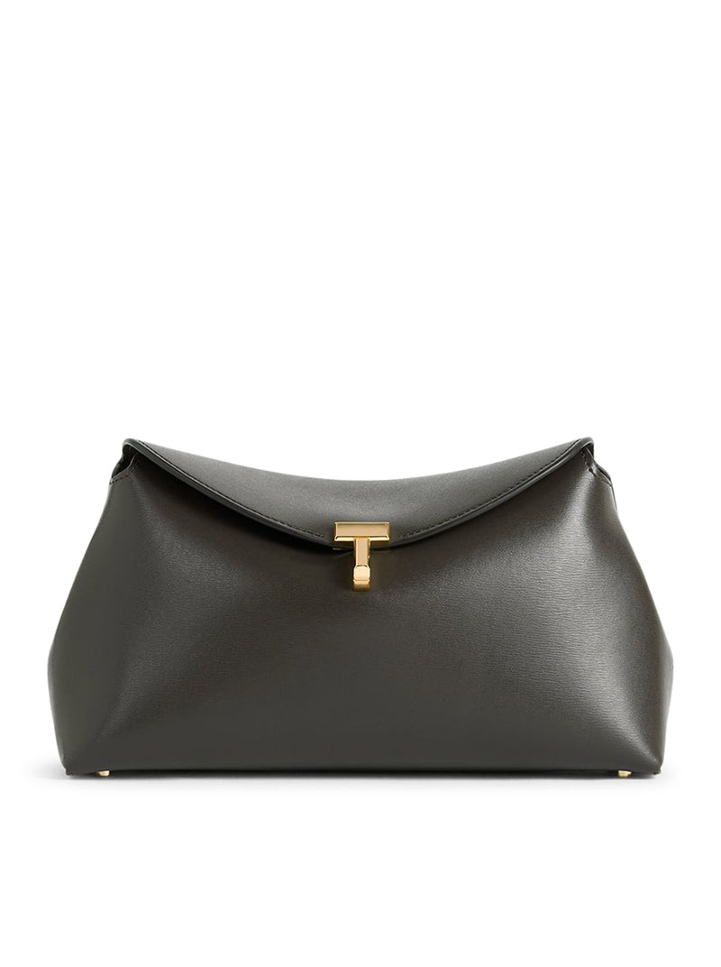 CLUTCH T-LOCK IN PELLE
