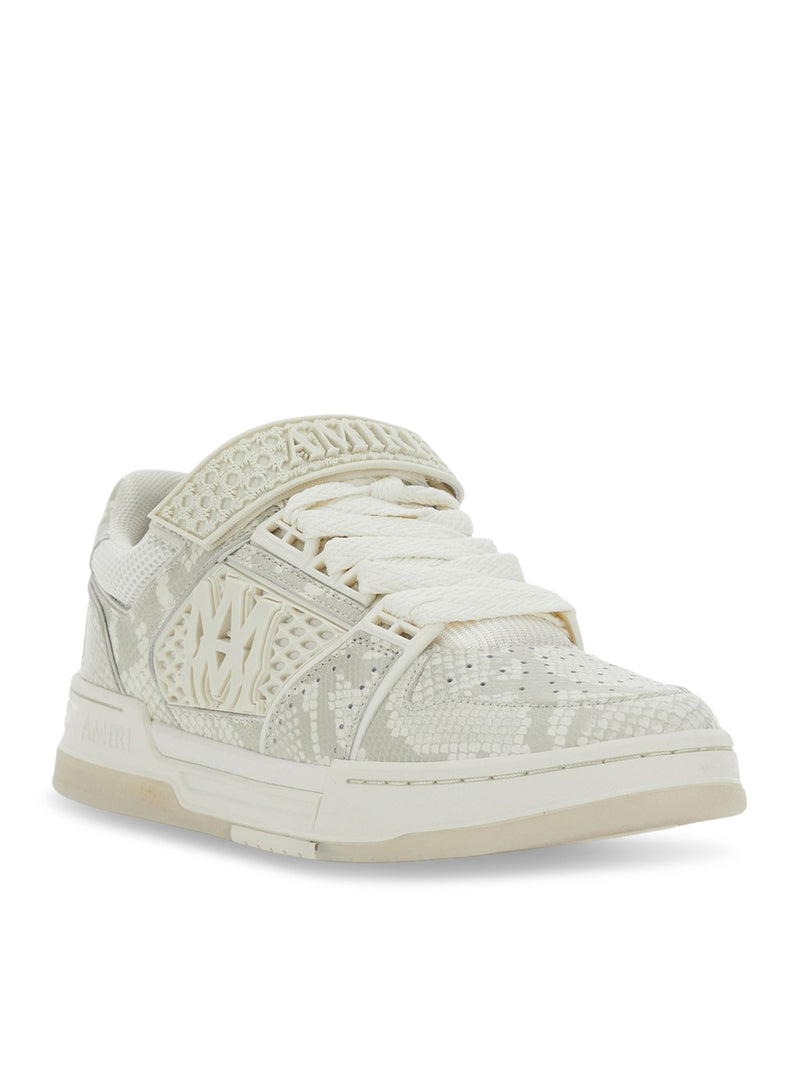 SNEAKER SKYLINE IN PELLE E MESH CON STAMPA PITONE