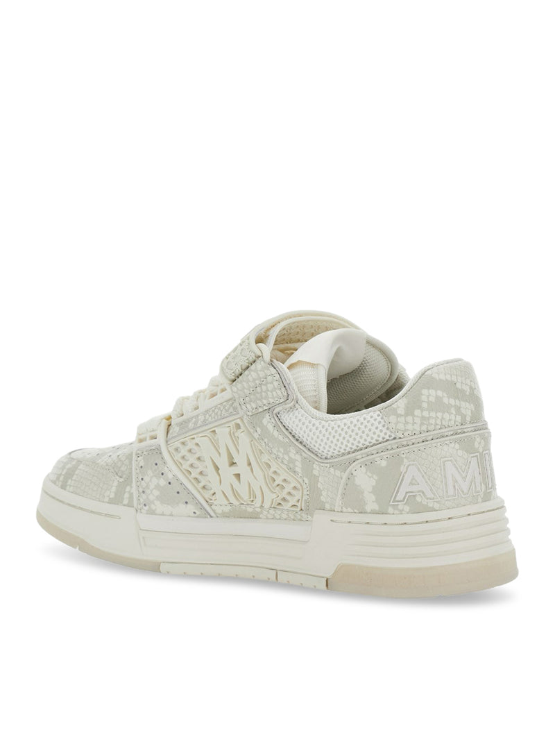 SNEAKER SKYLINE IN PELLE E MESH CON STAMPA PITONE