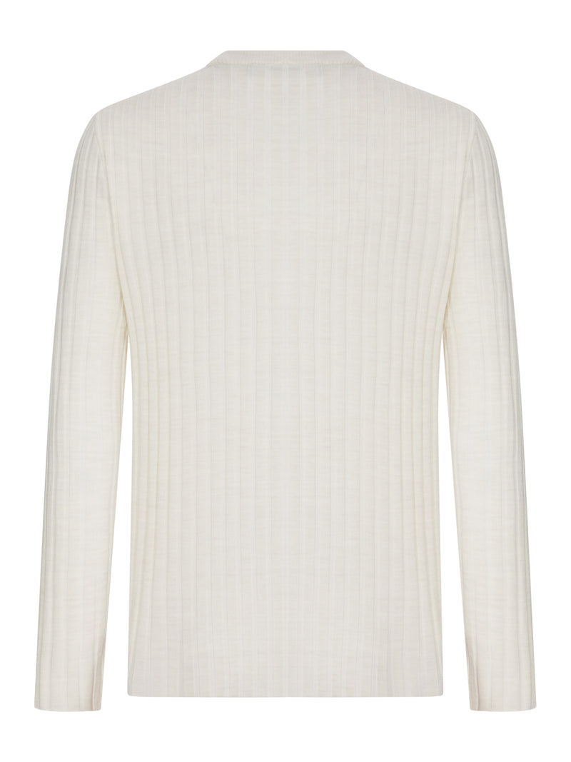 MAGLIA HENLEY A MANICHE LUNGHE IN MAGLIA A COSTE