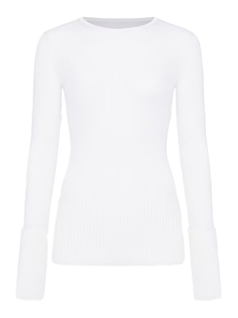 TOP GIROCOLLO IN MERINO