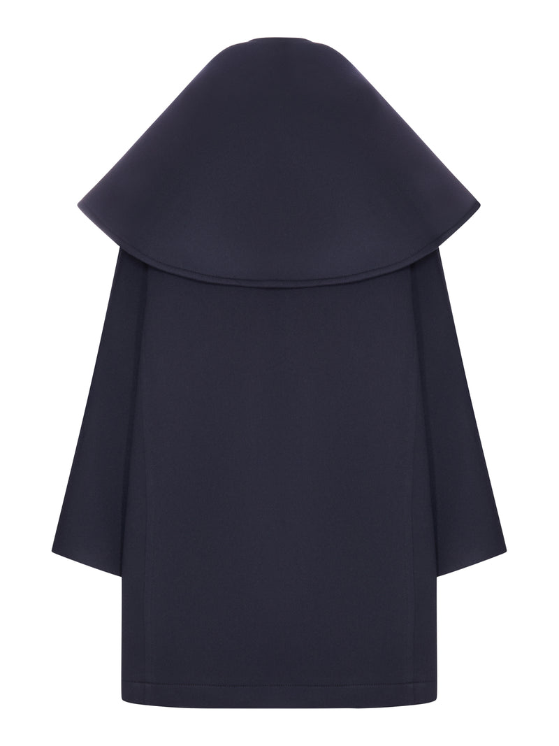 CAPPOTTO CON MAXI COLLO DRAPPEGGIATO