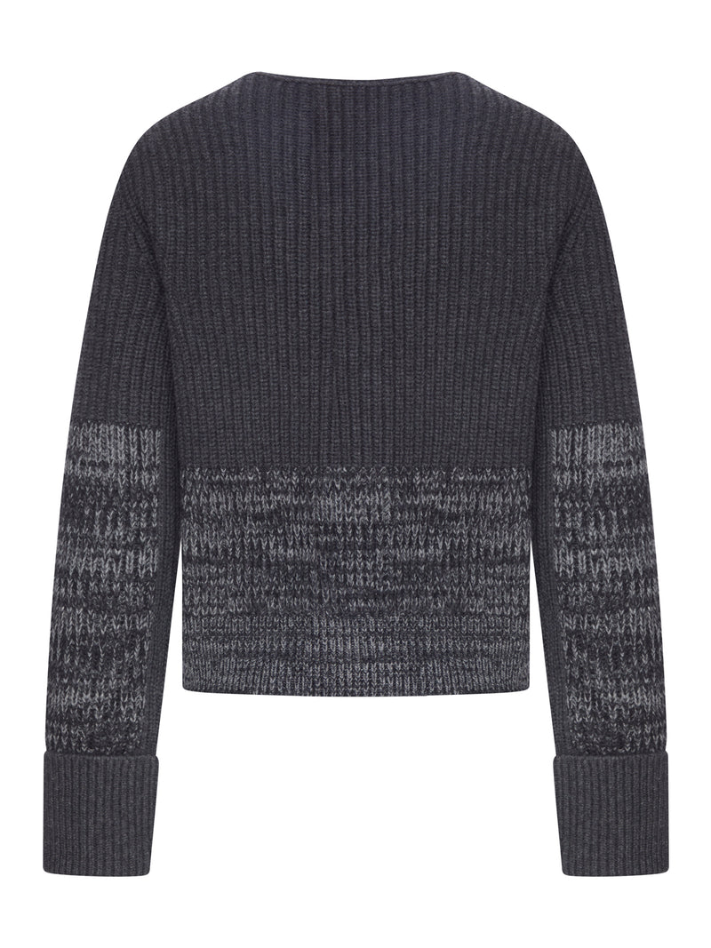 CARDIGAN IN MAGLIA CON BOTTONI GIOIELLO