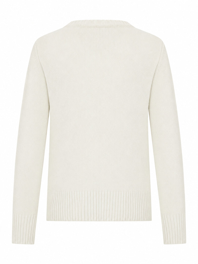 MAGLIONE GIROCOLLO IN MAGLIA LISCIA