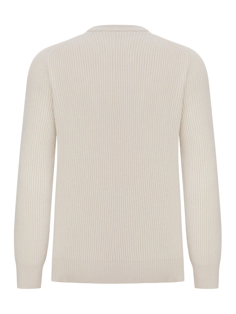 MAGLIONE GIROCOLLO IN MAGLIA A COSTE