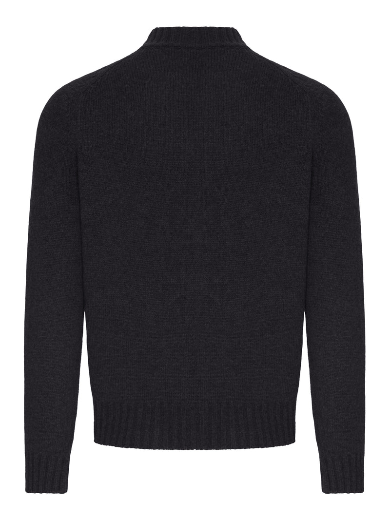 CARDIGAN FULL ZIP IN MAGLIA DI LANA