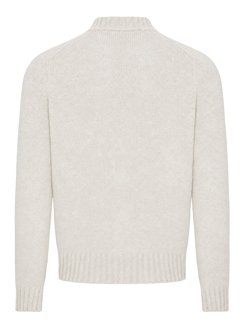 CARDIGAN FULL ZIP IN MAGLIA DI LANA