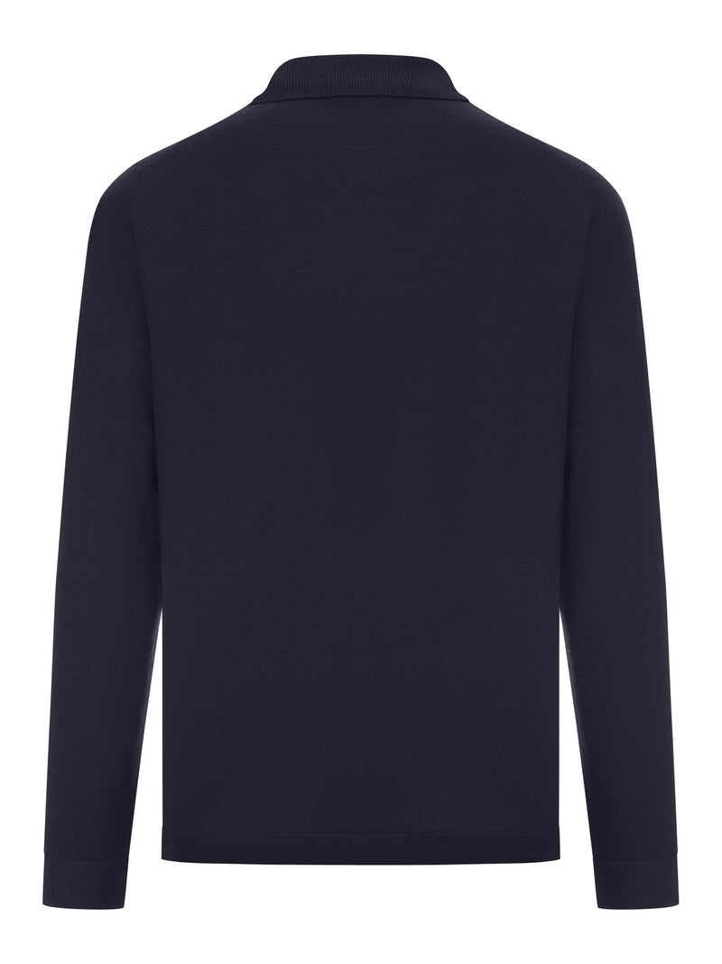 CARDIGAN IN MAGLIA FINE CON COLLO A REVERS