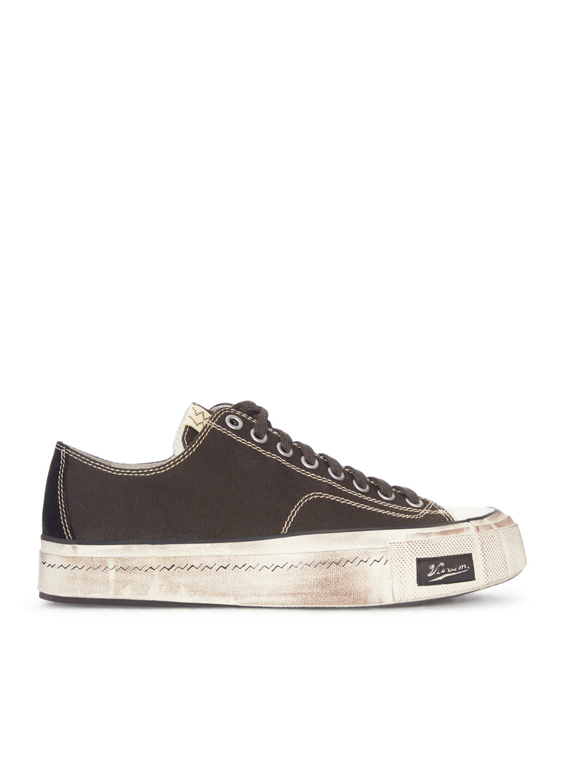 SNEAKER BASSA SKAGWAY LO G.PATTEN IN CANVAS CON EFFETTO VINTAGE