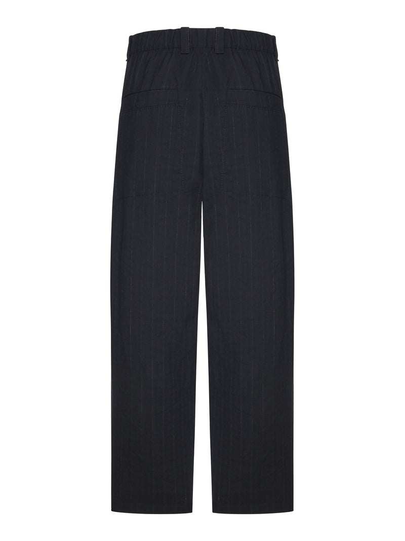PANTALONI PINSTRIPE RELAXED FIT