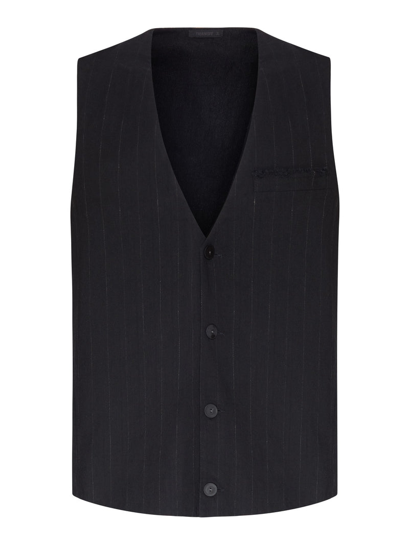 GILET GESSATO NERO