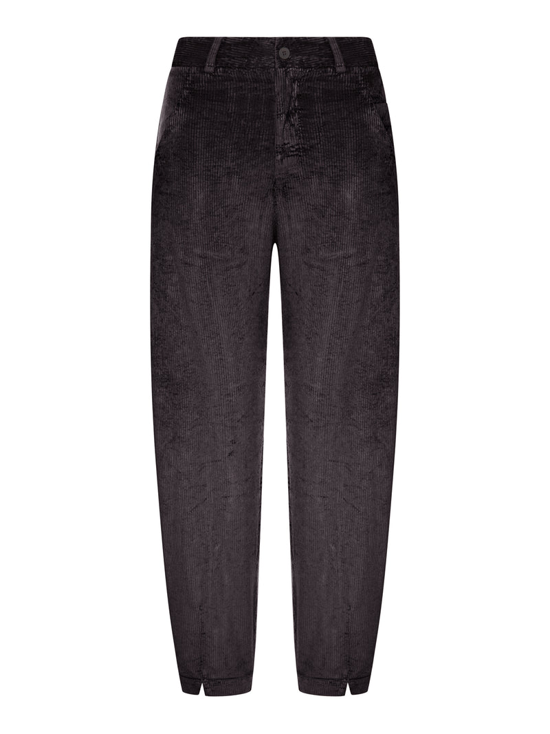 PANTALONI IN VELLUTO A COSTE