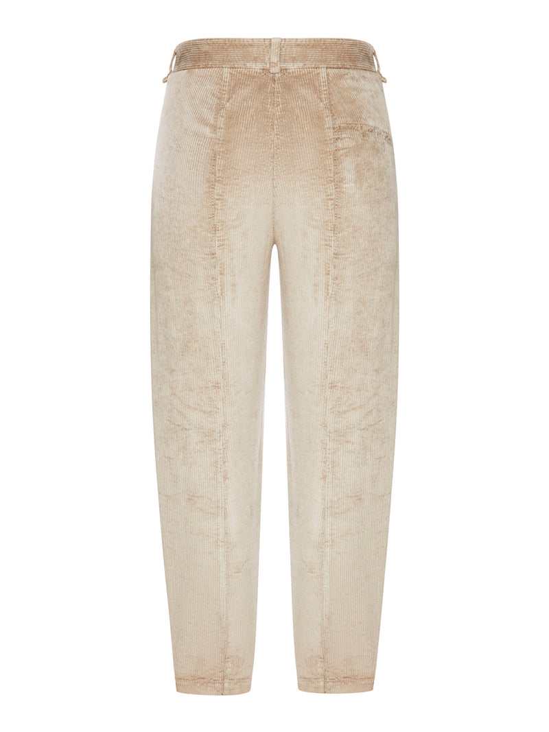 PANTALONI IN VELLUTO A COSTE