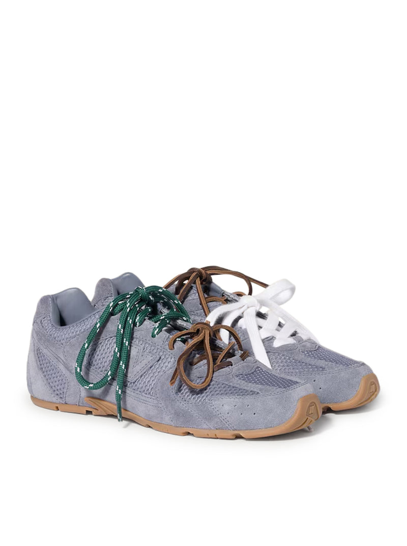 SNEAKERS NEW BALANCE X MIU MIU 530 SL IN PELLE SCAMOSCIATA E RETE