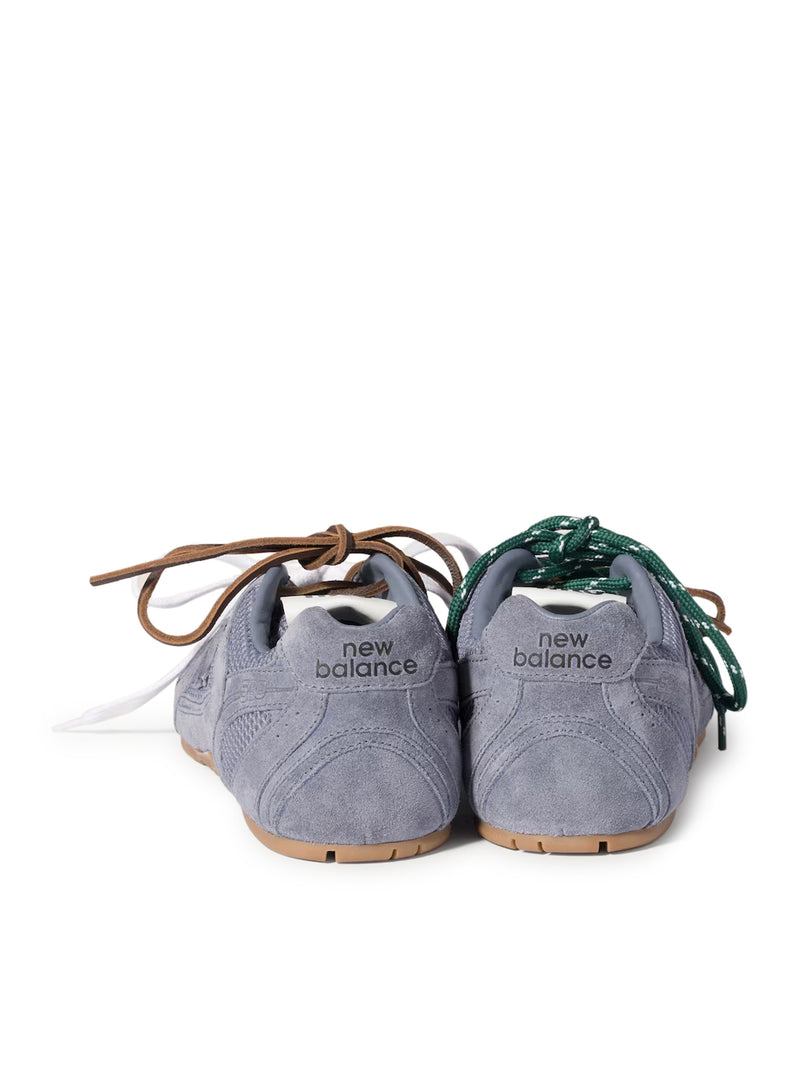 SNEAKERS NEW BALANCE X MIU MIU 530 SL IN PELLE SCAMOSCIATA E RETE